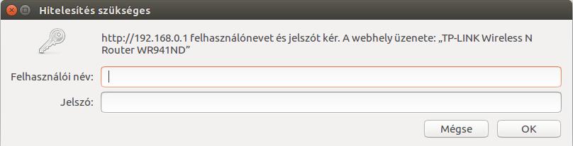 Ezt egy tetszőleges internetes böngésző (például Internet Explorer, Firefox, Opera) segítségével teheti meg, az alapértelmezett átjáró IP, vagy a