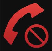 Kommunikáció Hívás elutasítása Bejövő híváskor húzza a ikont a nagy körön kívülre. Ha a bejövő hívások visszautasításakor üzenetet kíván küldeni, érintse meg a Híváselutasítás üzenetben lehetőséget.