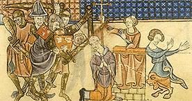 1164-1170: száműzetés Pontigny-be / 1170.