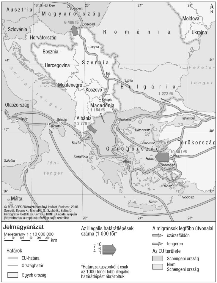 Az Európát érintő közelmúltbeli vándorlások területi jellemzői hagyták el.