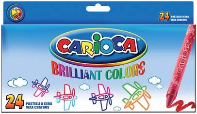 Zsírkréta, táblakréta, vízfesték CARIOCA Brilliant Colors zsírkréta CARIOCA Brilliant Colors Jumbo