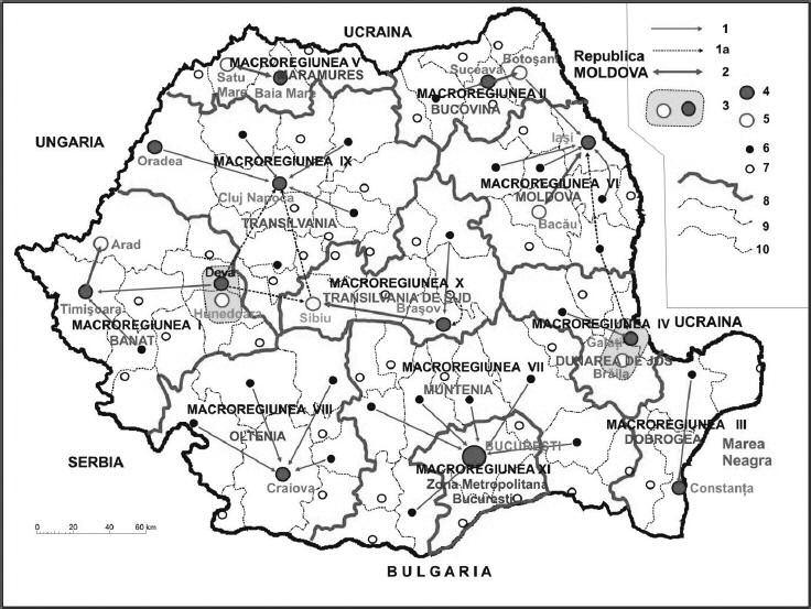 262 miklósné zakar Andrea A geográfiával foglalkozó román szakemberek közül radu săgeată még 2004-ben megfogalmazta azokat a nézeteit, amelyek révén a meglévő regionális rendszer szerinte