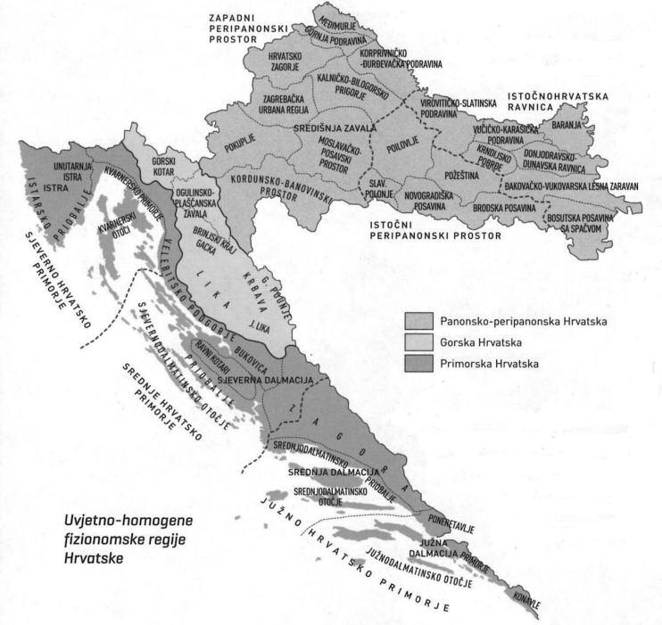 328 Bali lóránt A közép-horvát dinári-hegyvidéki terület (Hegyi-Horvátország, horvát küszöb ) három fő részre tagozódik: gorski kotar, potkapelska zavala, lika.
