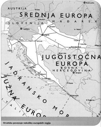 8 ábra: Horvátország földrajzi fekvése Forrás:
