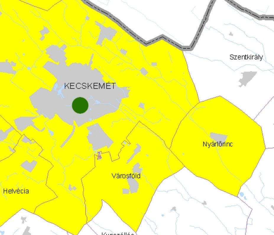 Felszíni vizek vízminıség -védelmi vízgyőjtı területének övezete nem érinti a települést. Ásványi nyersanyag -gazdálkodási terület övezete nem érinti a települést.