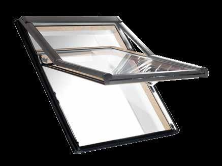 Designo R7 Speciálisan billenő tetőtéri ablak alsó kilinccsel és 2-rétegű üveggel Designo R7 speciálisan billenő tetőtéri ablak, fa alsó kilinccsel és 2-rétegű üveggel WDF R7 H WD Roto érvek: + + a
