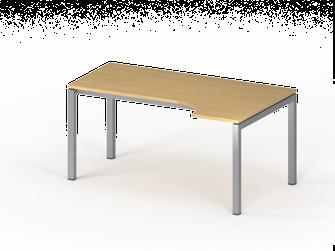 8-F.E AS-A-16.8-F.E AS-A-18.8-F.E AS-A-10.8-F.E íróasztal, 1000 x 800 mm-es, fémlábbal, homloklap nélkül 1000x800x750 26