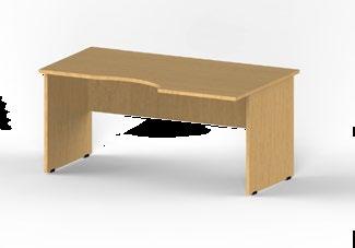 8-2S-L íróasztal, 1400 x 800 mm-es, két oldalt soroló (keskenyebb) laplábbal, homloklappal 1400x800x750 16 570 Ft 21 044 Ft AS-A-14.