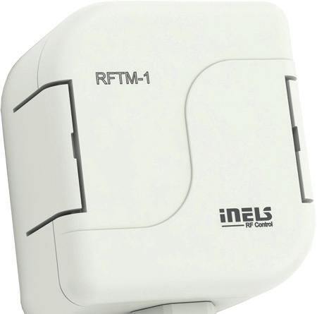 RFTM-1 Vezeték nélküli impulzus konverter 49 A vezeték nélküli impulzus átalakító külső érzékelő segítségével figyeli az otthoni fogyasztásmérő (villany, víz, gáz) jelzéseit és elküldi az RFPM-