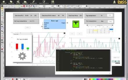 PASS SCADA kiemelt funkciók VEKTORGRAFIKUS KÉPSZERKESZTŐ