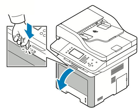 Hibakeresés Papírelakadások megszüntetése a nyomtató belsejében