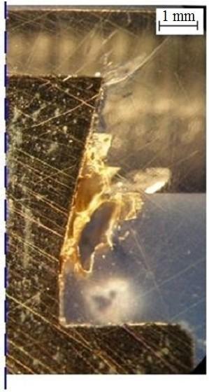 hornyolt geometria (0,4 mm mély hornyok), e: hornyolt