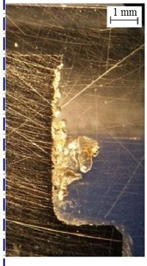 Hornyolt geometria (0,4 mm mély hornyok) Hornyolt geometria