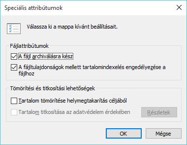 Programtársítás egy fájltípushoz Különleges tulajdonságokat adhatunk a fájlokhoz Ha több fájlt jelöltünk ki, a