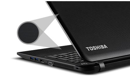 KÜLÖNLEGES TOSHIBA-DIZÁJN A Satellite C50-B sorozat tagjai a Toshiba különleges, kiváló minőségű dizájnjának jegyeit viselik.