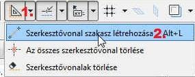 2/11. oldal Általánosságban is a Megjelenítési sorrend menüben, a feliratok, kóták, bútorozás, stb. elemek egymás takarásának helyes megjelenítési sorrendjét állíthatjuk be.