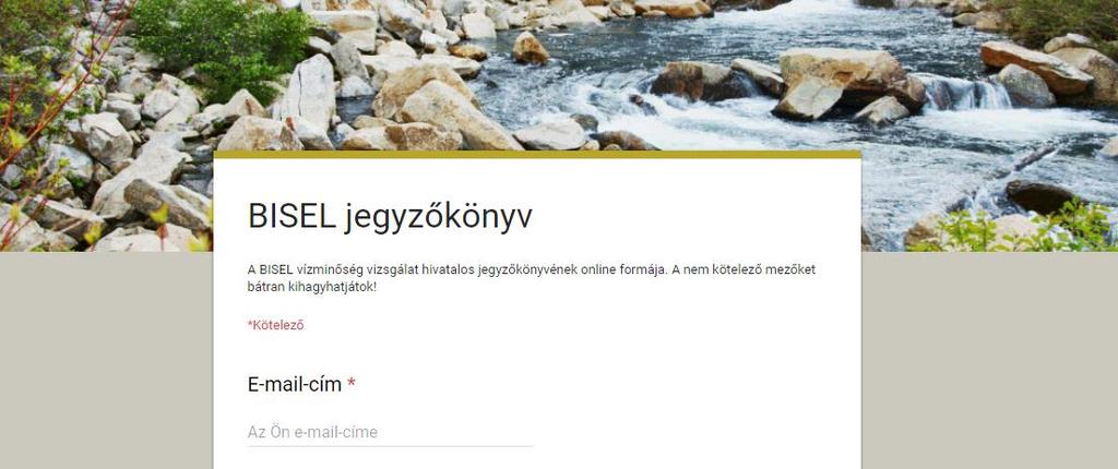 hálóba került védett halfajok. Számos minta található a http://bisel.hu/archivum#partnerek oldalon, amelyek segíthetnek a jegyzőkönyv kitöltésében.