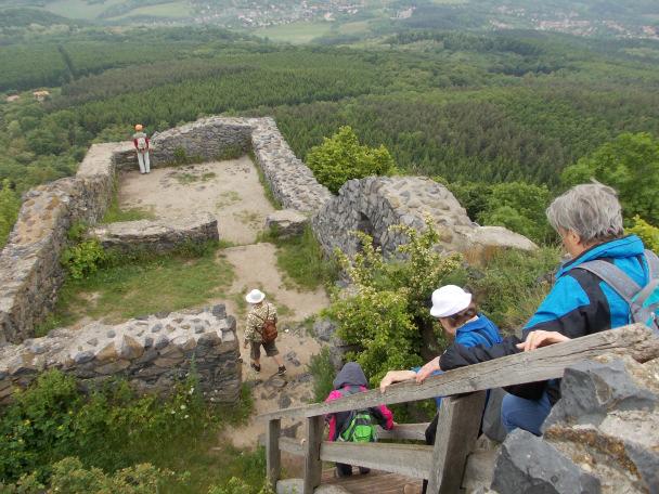 Éppen felértünk a toronyba, amikor elkezdett esni az eső.