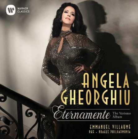 ETERNAMENTE THE VERISMO ALBUM ANGELA GHEORGHIU 0190295780241 LP 0190295756369 C13 E01 opera Angela Gheorghiu hat év után újra stúdióalbumot készített, ezúttal a Verdit követő korszak zeneszerzőinek