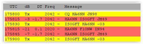 A WSJT-X több hívó állomást