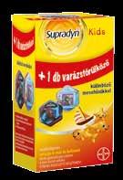 Gyermekeink egészsége -25% -18% Supradyn Kids gumivitamin 60x + varázstörölköző Omega 3 és kolin tartalmú, egyedülálló, célzott összetétel.