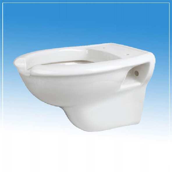 kifolyással, kivágás nélküli TH460I0000000001 Idral Porcelán WC-kagyló mozgáskorlátozottaknak, fali, hátsó kifolyással