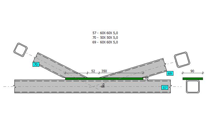 Húsüzem 79 / 86 Nagykálló [067/5] (,) (,) ( ) ( ), ( ) ( ) 0,30 0,78, (, ),80 mm A talplemez merevített, ezért t p > [η c j,* η j, *W pl,c 6(h+m)] 0,5 [0,30 0,78 00 6 (36 cm + 3,0 cm)] tp >,0 cm