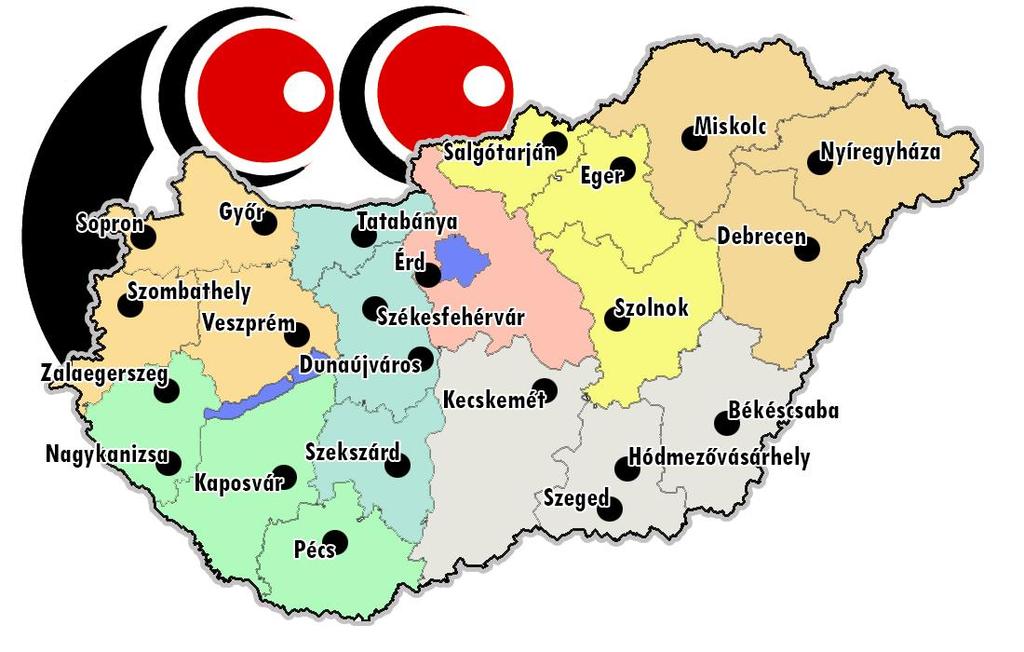 2006-ban Érd Magyarországon 23 megyei jogú város van, a 18