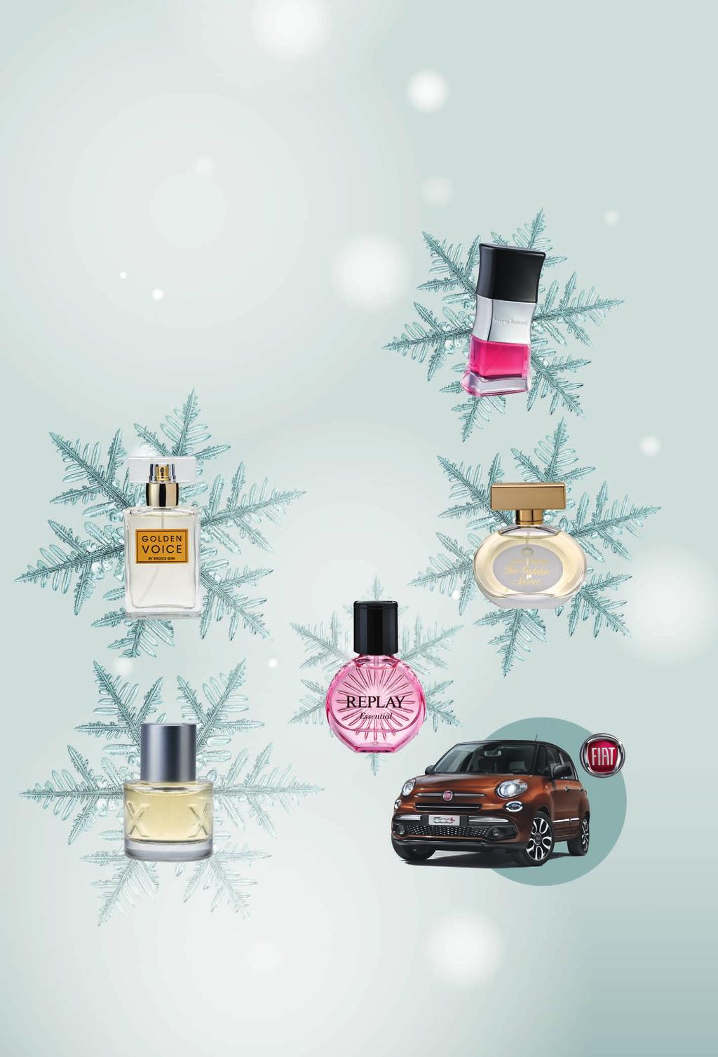 PARFÜMÖK AKÁR 50% KEDVEZMÉNNYEL! szepsegsztorik.dm.hu Új Fiat 500L Vásároljon karácsonyi csomagot vagy parfümöt a dm üzletekben 2017. november 2. és december 27.