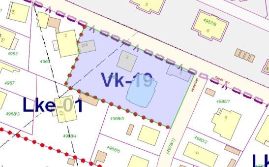 VK-19 JELŰ ÉPÍTÉSI ÖVEZETBEN LÉVŐ TOVÁBBI TERÜLETEK GÖDÖLLŐ TERÜLETÉN: Övezet Helyrajzi szám Vk-19 401 Vk-19 Vk-19