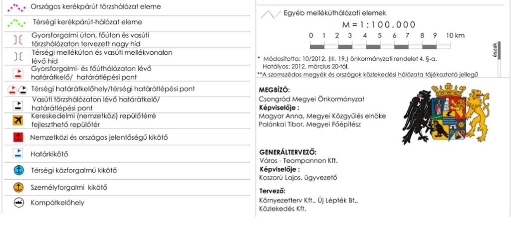 A Magterület, ökológiai folyosó, puffer-terület tekintetében ld. az OTrT-vel való összevetést.