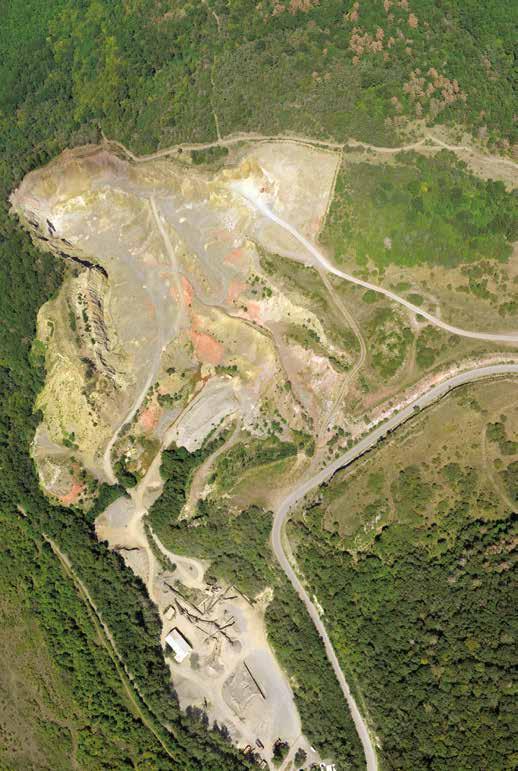 bányászat / Quarrying Gyöngyössolymos (Cserkő) andezit / andesite Gyöngyössolymos