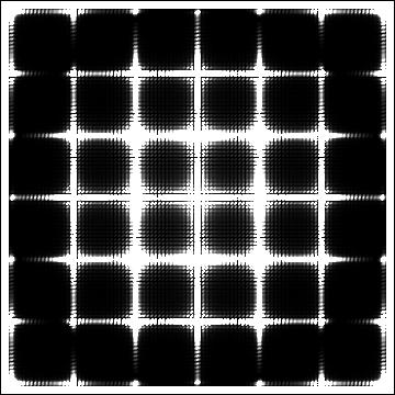 N_1= N_2 = 17 paraméterek: hullámhossz = 550 nm R =