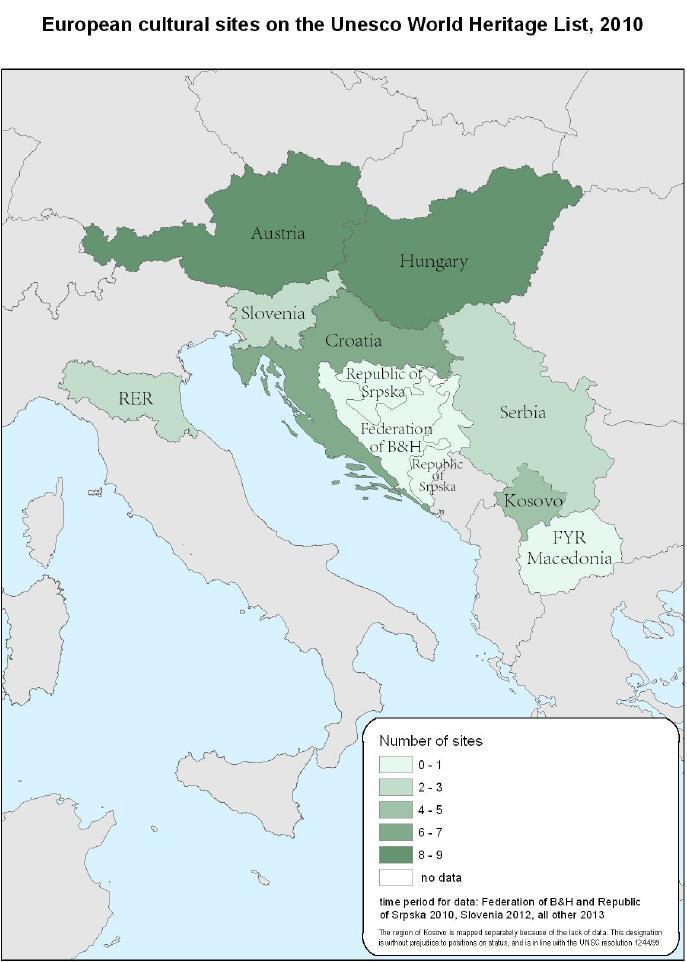 TÁRSADALMI-KULTURÁLIS TŐKE Kultúra 18. Európai kulturális helyszínek, 2010-es Unesco Világörökség helyszínek száma Életminőség 19. Születéskor várható élettartam nemenként (év) 20.