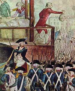 1793. január: XVI. Lajos kivégzése Válságjelenségek: élelmiszerhiány, földigény teljesítetlensége, Vendée megyében felkelés (1793. márc. dec.
