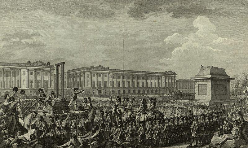 A jakobinus diktatúra Egyedüli megoldás: hatalom koncentrálása diktatúra kiépítése Közjóléti Bizottság teljhatalmat kap 1793 október: girondisták pere, Marie Antoinette kivégzése