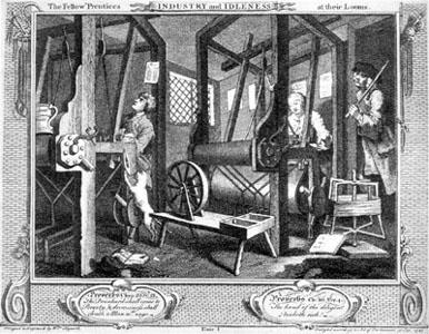 A blackburni James Hargreaves, a prestoni Richard Arkwright és a boltoni Samuel Crompton 1767 ben feltalálták a