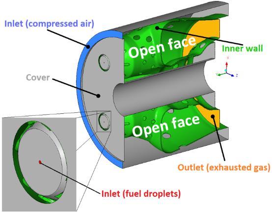 B: Antoine enthalpy coefficient (5600 K); C: Antoine temperature coefficient (25 K); T: vaporization temperature.