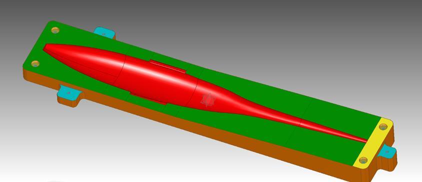 -vel történő egyeztetés után: hosszúság +/-0,5 mm, szélesség ± 0,5 mm, magasság 0/+5 mm. A szerszámok két befogásban kerülnek megmunkálásra, az 5. és 6.