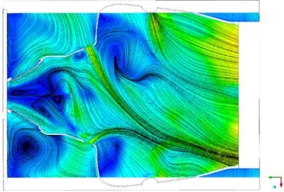 Spatial streamlines of air