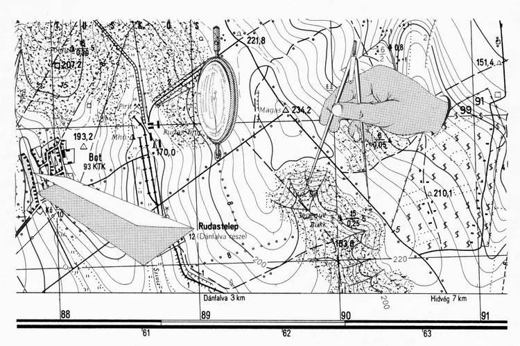 A topográfiai térképek tartalma Névrajz: - földrajzi nevek, - helységnevek, - víznevek, - táj- és területnevek, - természeti tárgyak és mesterséges létesítmények