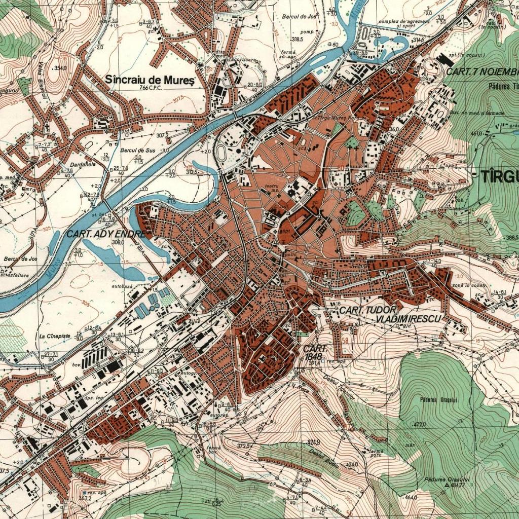 Topográfiai térképek 1945 után