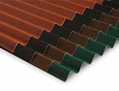 MASTERPLAST GROUP INTERNATIONAL 3 bitumenes hullámlemez Anyaga: Bitumennel átitatott, préselt cellulózrost hordozórétegű lemez, fényes festett felülettel Választható színek: vörös, barna, zöld és