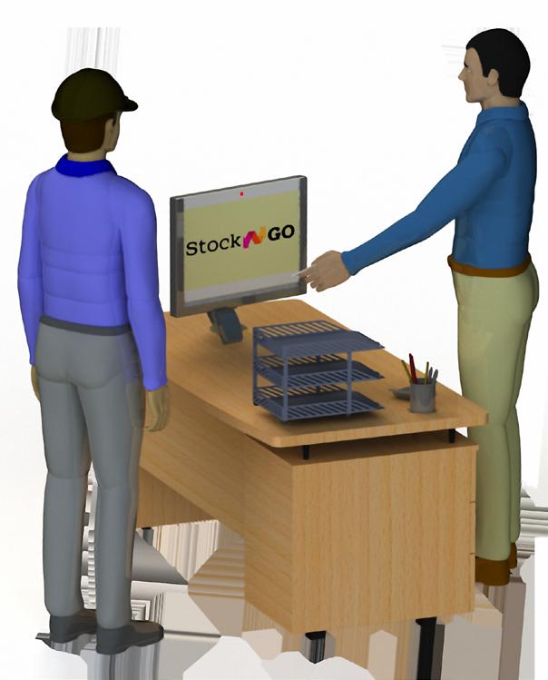 Stock Terminál A család legkisebb tagja a Stock Terminál, mely egy érintőképernyőn vezérelhető