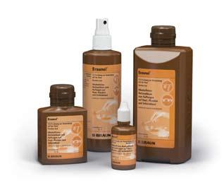 Braunol Bőr- és nyálkahártya fertőtlenítő Povidon-jódot tartalmaz, amely mindaddig aktív, amíg a barna szín látható, így jól követhető a fertőtlenítő hatás fennmaradása.