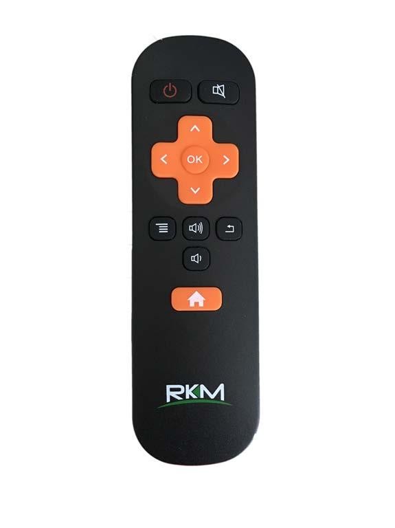 RKM MK06 Setup Guide Power button: once press to sleep or awake; long press to power off or power on. Mute: during playing press this button to turn off or turn on audio output.