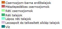 A földtanilag glaciális és alluviális üledékkel jellemezhető völgyekben lápos réti és réti talajok, valamint lecsapolt és telkesített láptalajok találhatók. (1.12 4.