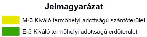 Az OTrT kiváló és jó termőhelyi adottságú szántóterületeket is lehatárol Siófok közigazgatási területén.