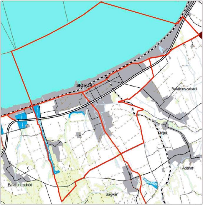 Siófok településfejlesztési koncepciója és integrált településfejlesztési stratégiája 2.17.2 Felszíni és felszín alatti vizek A település vízrajzi adottságait az 1.12.1. Természeti adottságok fejezet ismerteti.