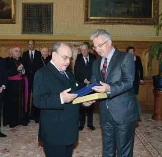 6 Máltai Hírek :: 2013 :: December elnök úrral kapcsolatban hadd említsem meg, hogy bíztatására használtuk ki rendi szempontból Magyarország és az ortodox egyházak jó kapcsolatait, és ennek keretében